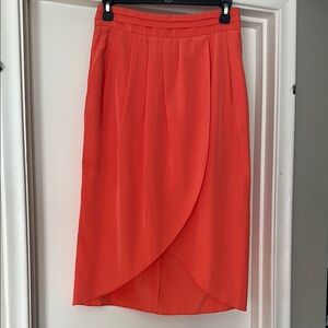 Sachin + Babi Pink coral Midi Wrap Skirt for Night Out